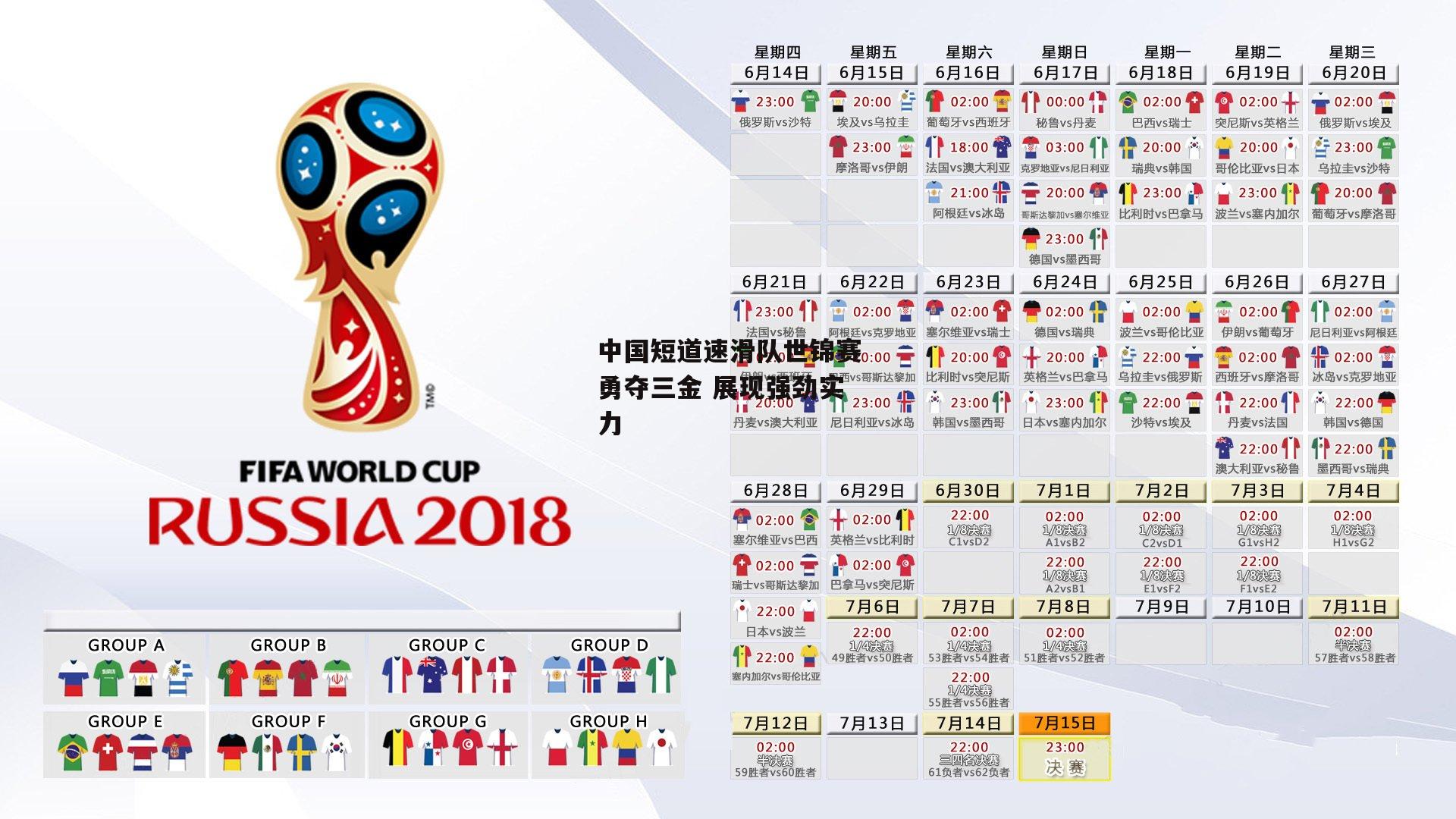 中国短道速滑队世锦赛勇夺三金 展现强劲实力